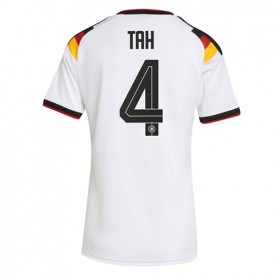 Tyskland Jonathan Tah #4 Hjemme skjorte til dame VM 2026 Kortermet